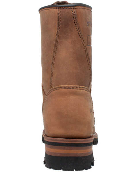 Image #3 - Ad Tec Women's Logger Boots - Steel Toe, Brown, hi-res