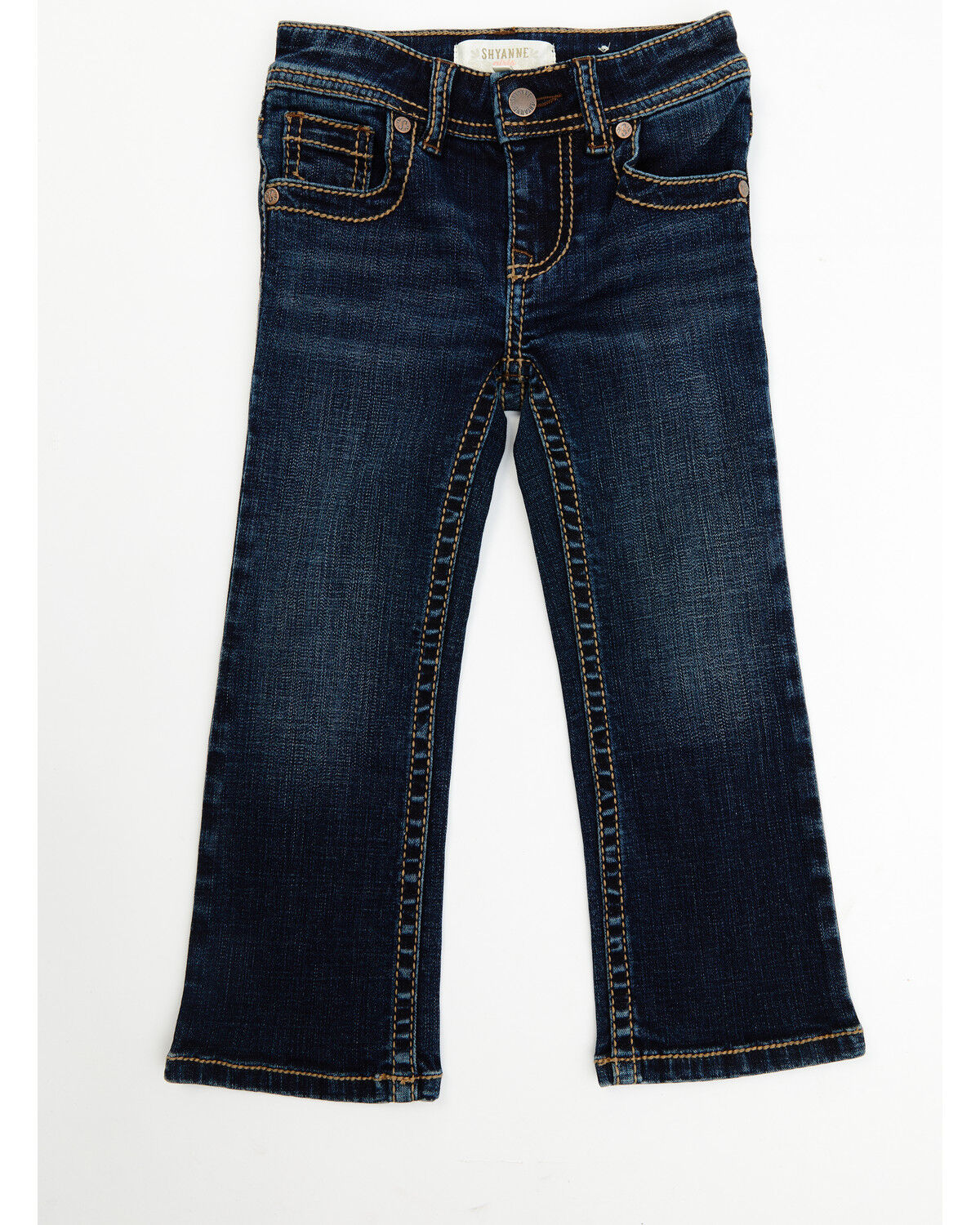 Image #1 - Shyanne Toddler Girls' Medium Wash Stretch Bootcut Riding Jeans, , hi-res