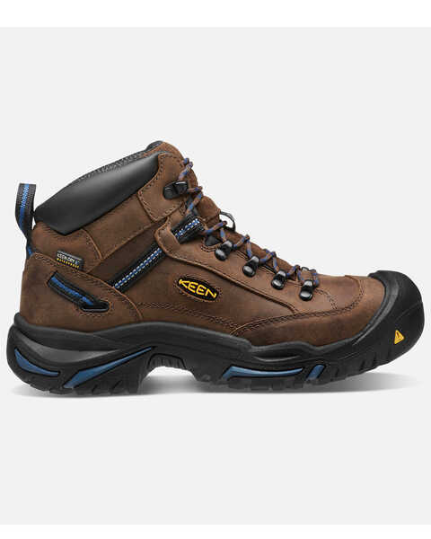 Image #2 - Keen Men's Braddock Waterproof Work Boots - Steel Toe, Brown, hi-res