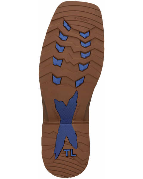 Image #7 - Tony Lama Men's Energy Waterproof Western Work Boots - Composite Toe, Brown, hi-res