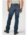 Image #2 - Wrangler 20X Men's No.42 Vintage Dark Wash Stretch Slim Brumsley Bootcut Jeans  - Tall , Blue, hi-res