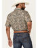 Image #4 - Cody James Men's Down The Road Paisley Print Short Sleeve Snap Western Shirt, Ivory, hi-res