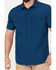 Image #3 - Brothers and Sons Men's Sun Short Sleeve Button-Down Western Shirt, Dark Blue, hi-res