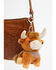 Image #1 - Shyanne Highland Cow Bag Charm, Brown, hi-res