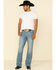 Image #5 - Cody James Men's Hamshackle Light Wash Relaxed Bootcut Stretch Denim Jeans, Blue, hi-res