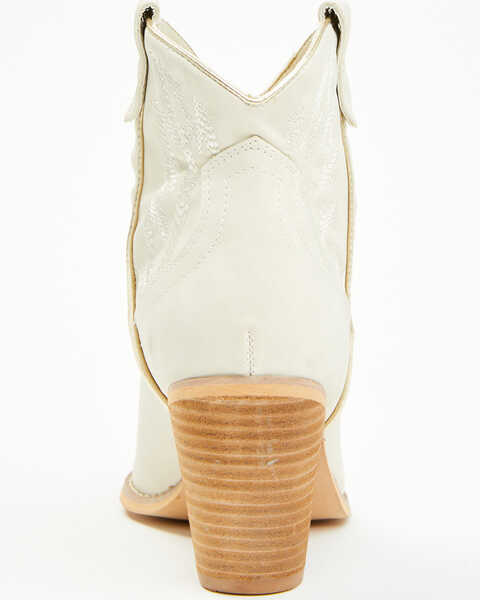 Image #5 - Volatile Women's Taylor Booties - Pointed Toe , White, hi-res