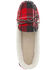 Lamo Footwear Women's Jingle Slippers - Moc Toe, Red, hi-res