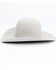 Rodeo King 7X Fur Open Crown Self Band Western Felt Hat, Silver Belly, hi-res