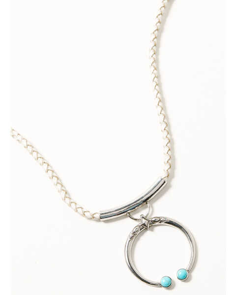 Idyllwind Women's Quinn Circle Necklace, Silver, hi-res