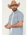 Image #2 - Levi's Men's Classic Picadilly Striped Short Sleeve Snap Western Shirt, Navy, hi-res