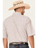 George Strait By Wrangler Men's Geo Print Button-Down Western Shirt , Rose, hi-res