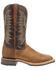 Lucchese Men's Rudy Western Boots - Broad Square Toe, Tan, hi-res