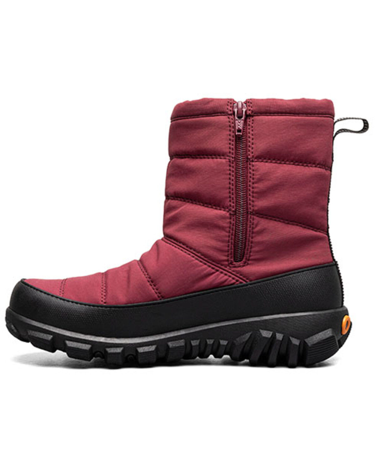 Image #3 - Bogs Women's Cedar Quilt Waterproof Boots - Round Toe, Red, hi-res