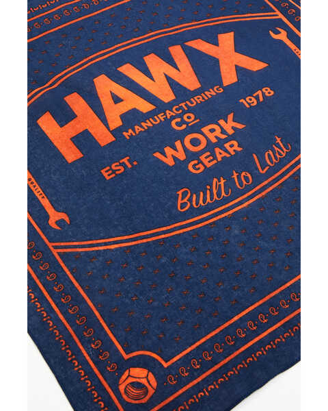 Image #3 - Hawx Men's Blue & Orange Bandana, Multi, hi-res