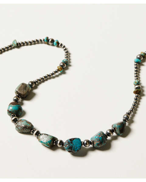 Image #2 - Paige Wallace Women's Chunky Long Necklace, Turquoise, hi-res