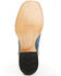Image #7 - Cody James Men's Exotic Python Vulturno Western Boots - Broad Square Toe, Blue, hi-res
