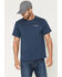Image #2 - Levi's Men's Indie Prep Script Logo Short Sleeve Graphic T-Shirt, Blue, hi-res