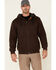 Image #1 - Hawx Men's Brown Martin Insulated Zip-Front Hooded Work Jacket , Brown, hi-res