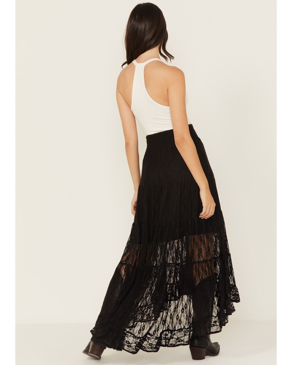 Image #3 - Wild Moss Women's Lace High-Low Skirt, , hi-res