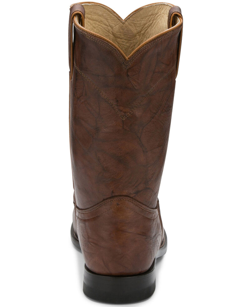 Justin Men's Classics Deerlite Roper Cowboy Boots - Round Toe - Country