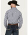 Image #4 - Ariat Men's Ezra Plaid Print Long Sleeve Pearl Snap Performance Western Shirt, Dark Grey, hi-res