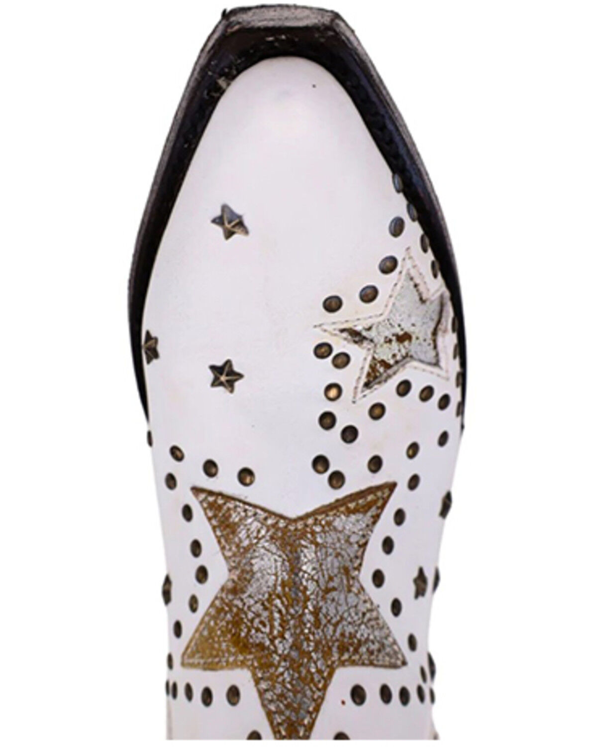 Image #6 - Caborca Silver by Liberty Black Women's A Star is Born Zippered Booties - Snip Toe, White, hi-res
