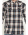 Image #3 - Moonshine Spirit&reg; Men's Dark Forest Plaid Print Long Sleeve Snap Flannel Shirt, Navy, hi-res