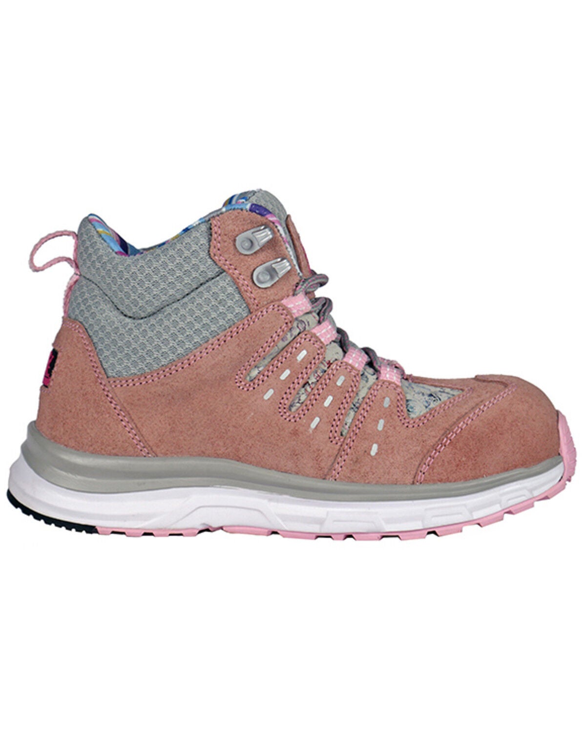 Image #2 - Hoss Women's Trisha Hiker Work Shoes - Composite Toe, Pink, hi-res