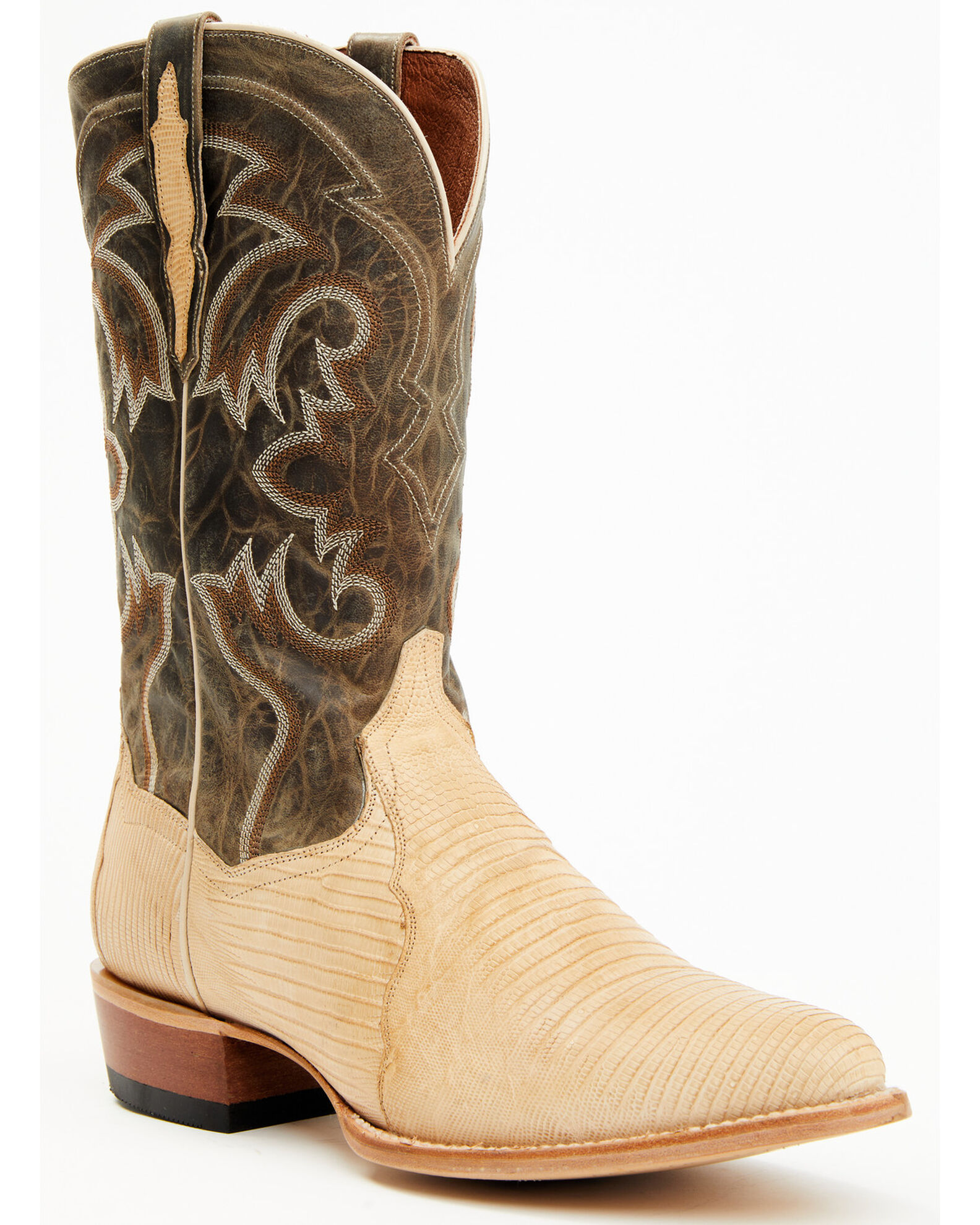 Dan Post Men s Exotic Teju Lizard Western Boots Medium Toe Country Outfitter