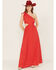 Image #1 - Show Me Your Mumu Women's Take Me Out Sleeveless Maxi Dress, Red, hi-res