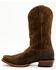 Image #3 - Moonshine Spirit Men's Gordon Roughout Western Boots - Square Toe, Bronze, hi-res