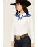 Image #2 - Ariat X Sendero Women's Senorita Long Sleeve Pearl Snap Western Shirt, White, hi-res