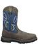Dan Post Men's 11" Storm Surge Waterproof Western Work Boots - Composite Toe , Blue, hi-res