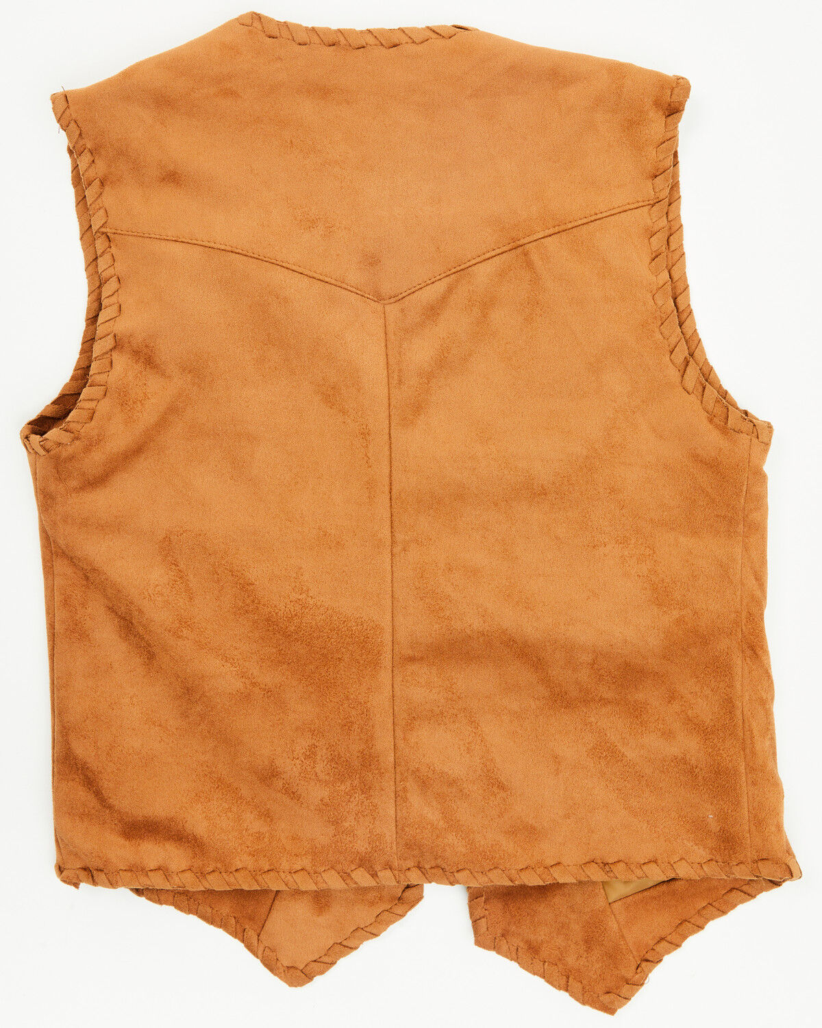 Image #3 - Fornia Toddler Girls' Studded Floral Vest, Camel, hi-res