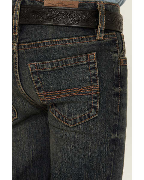 Image #4 - Cody James Little Boys' Barn Sour Dark Wash Slim Stretch Straight Jeans , Dark Wash, hi-res