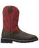 Image #2 - Wolverine Men's Rancher Western Work Boots - Steel Toe, Brown, hi-res