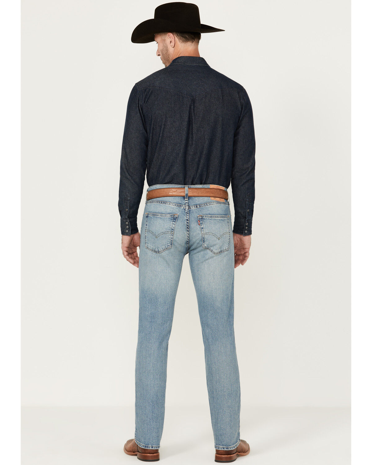 Image #3 - Levi's Men's 514™ Any Second Now Straight Stretch Denim Jeans, Light Wash, hi-res