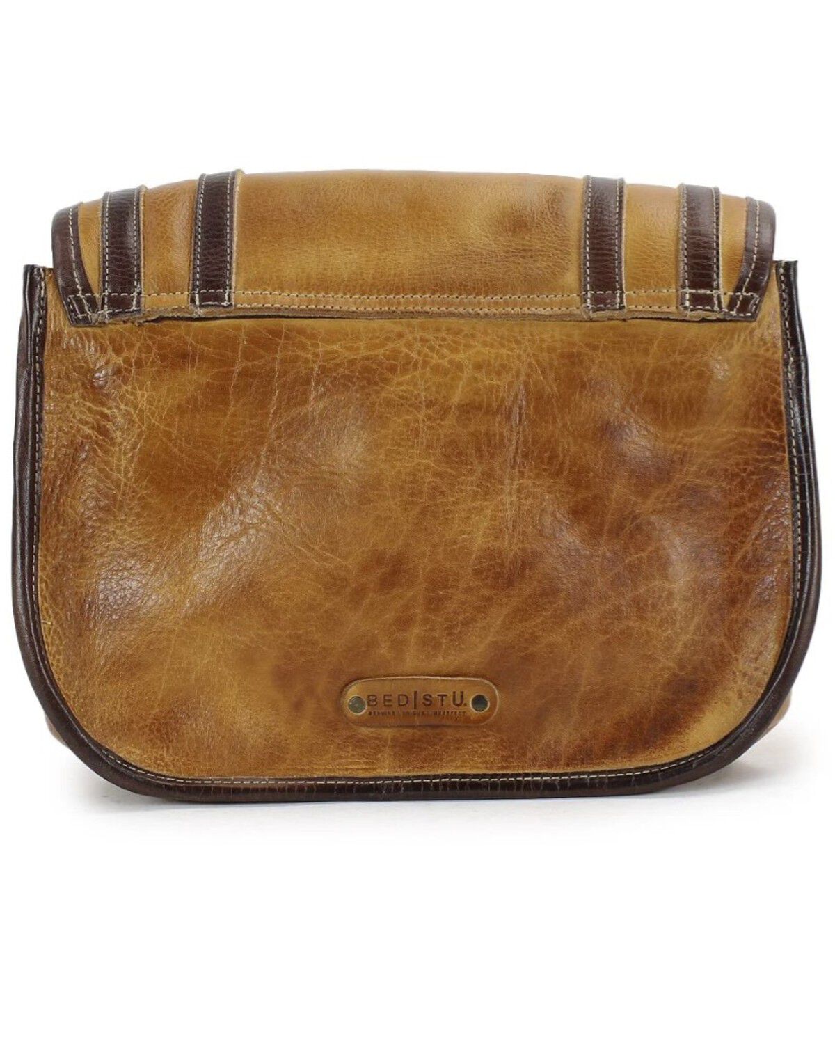Image #2 - Bed Stu Women's Gilda Crossbody Bag, Distressed Brown, hi-res