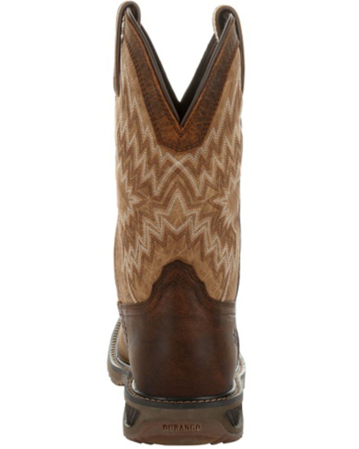 Image #4 - Durango Men's WorkHorse Western Work Boot - Steel Toe, , hi-res