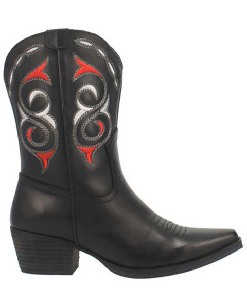 Image #2 - Dingo Women's Dreamcatcher Western Boots - Snip Toe, Black, hi-res