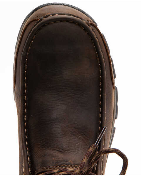 Image #6 - Ariat Men's Waterproof Edge LTE Moc Boots - Composite Toe , Dark Brown, hi-res