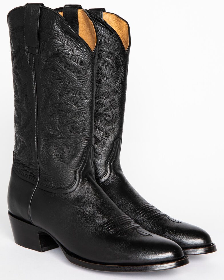 Cody James Men's Classic Black Western Boots - Medium Toe, Black, hi-res