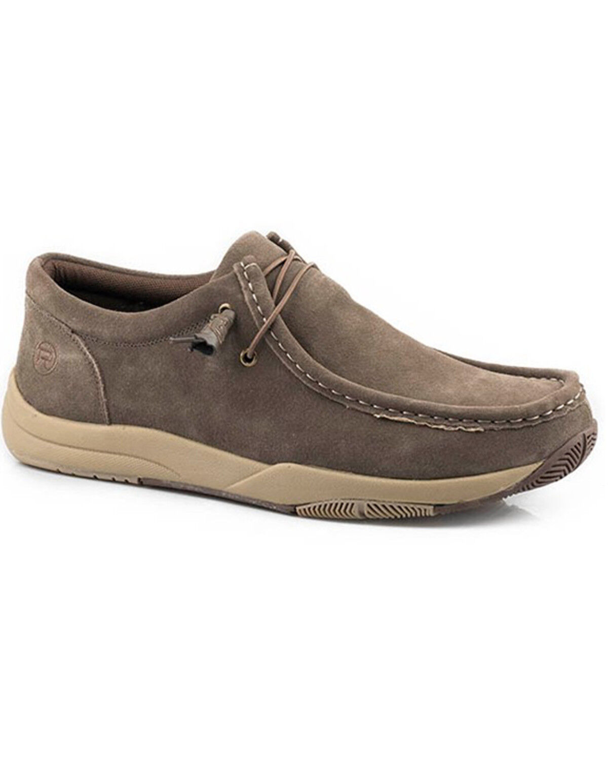 Image #1 - Roper Men's Clearcut Low 2 Eyelet Casual Chukka Shoe - Moc Toe, Brown, hi-res