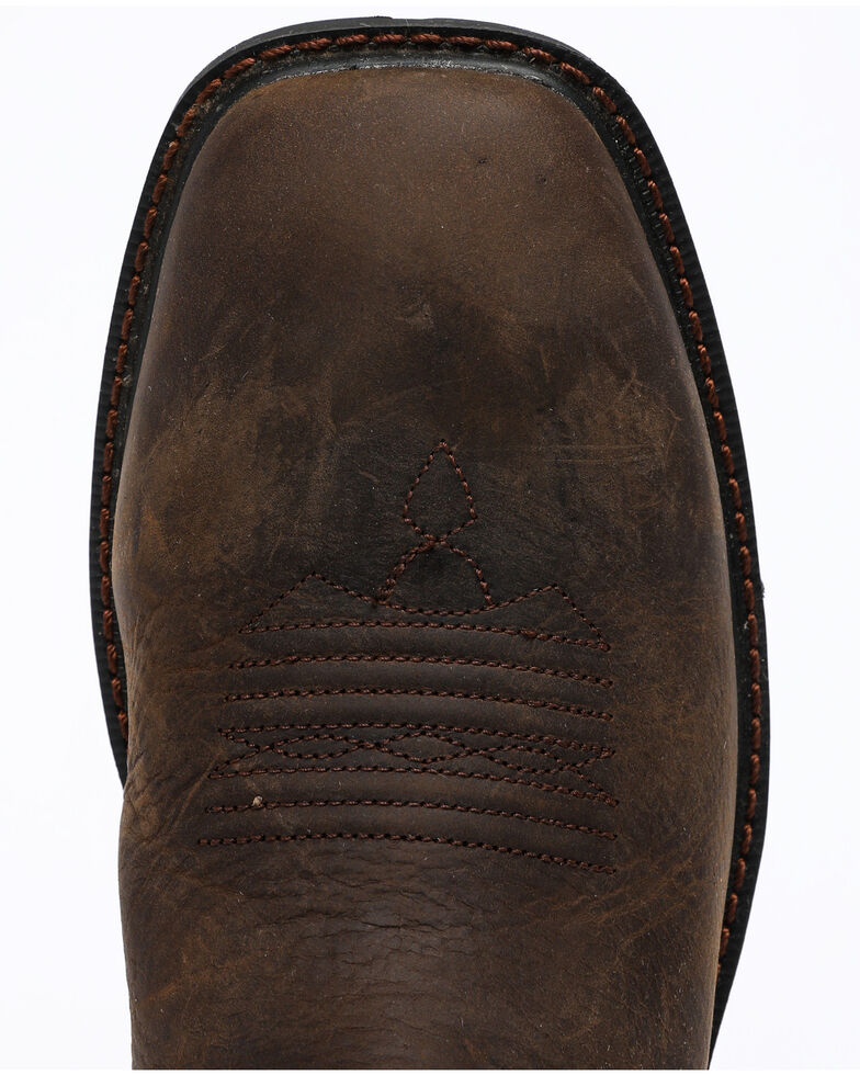 Ariat Men's Dark Brown Groundbreaker H20 Boots - Square Toe , Dark Brown, hi-res