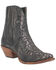 Image #1 - Dan Post Women's Shay Booties - Round Toe, Black, hi-res