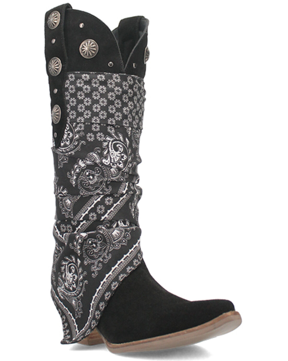 Image #1 - Dingo Women's Rhapsody Western Boots - Round Toe, Black, hi-res