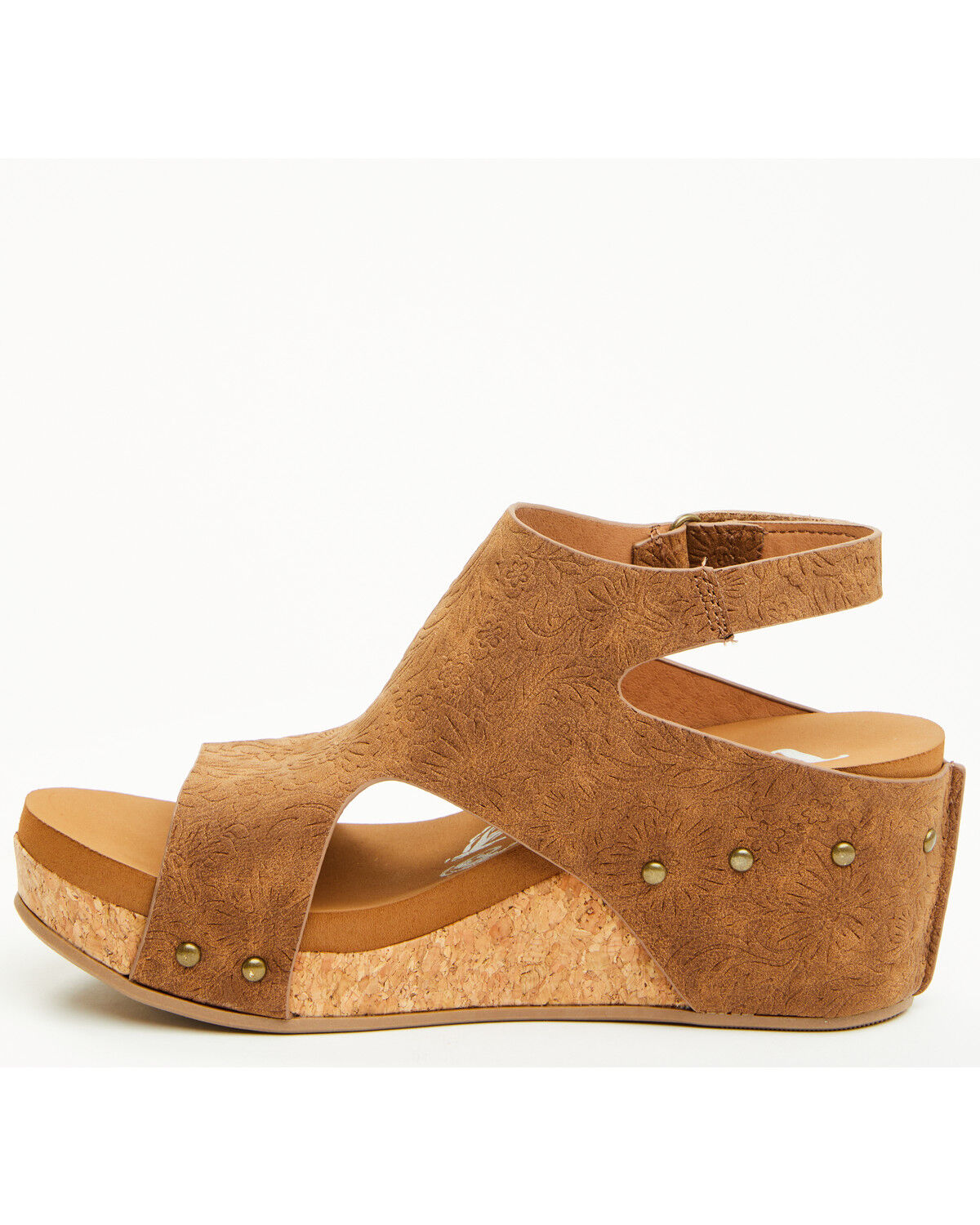 Image #3 - Very G Women's Wally Tooled Sandals, Tan, hi-res