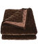 Image #2 - HiEnd Accents Copper Brown Stella Faux Silk Velvet 3-Piece King Quilt Set, Copper, hi-res