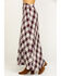 Stetson Women's Plaid Print Maxi Skirt, Brown, hi-res