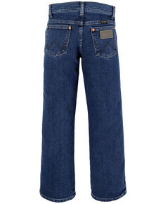 Wrangler Boys' 8-16 Stonewash Active Flex Slim Cowboy Cut Jeans , Blue, hi-res